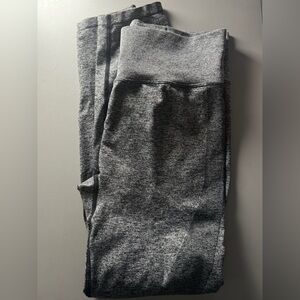 Victoria's Secret Pink Seamless High Waist Workout Legging Black Marl/Gray Marl